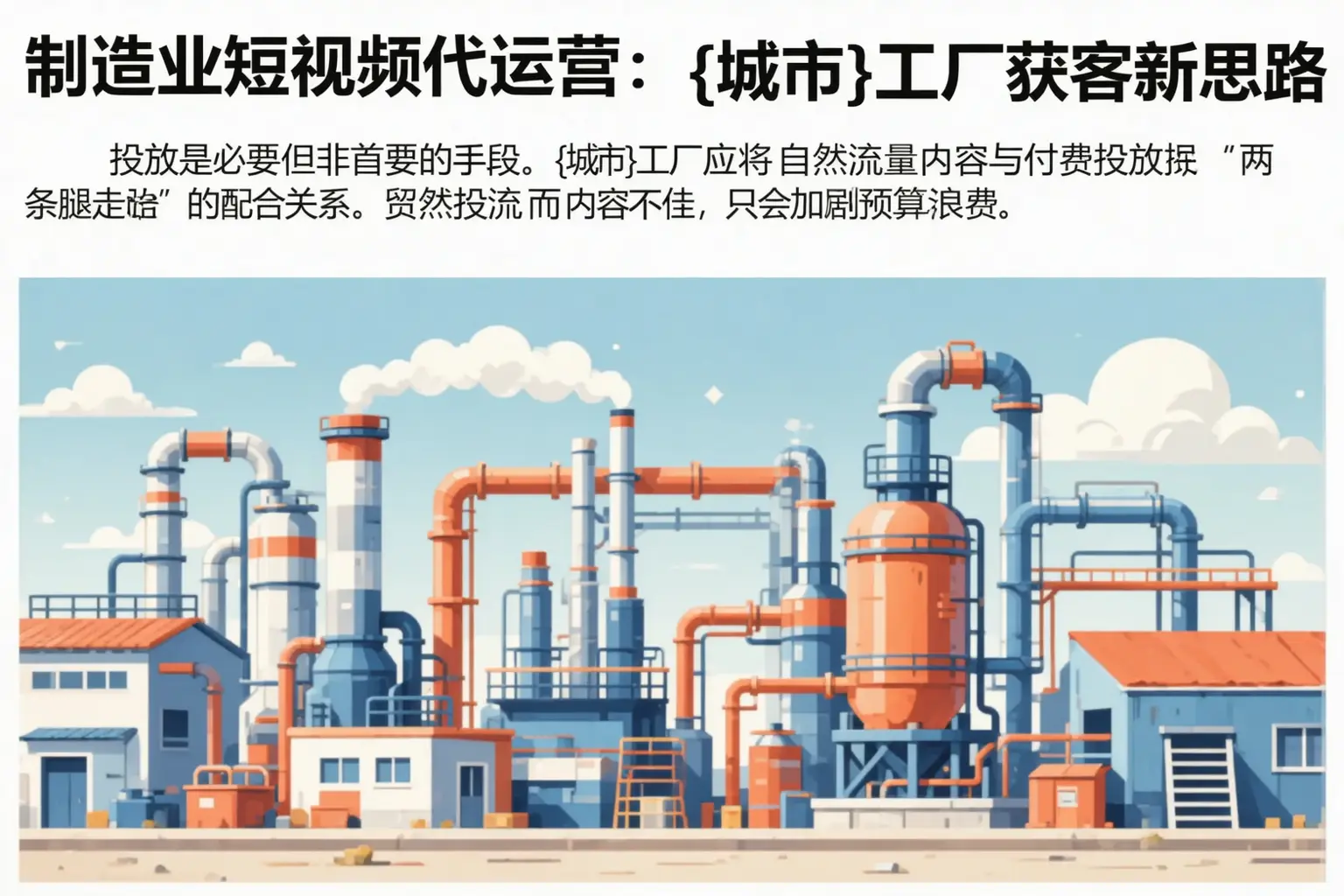 制造业短视频代运营:永宁工厂获客新思路